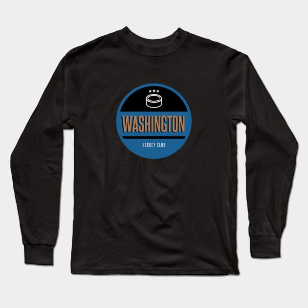 washington hockey club Long Sleeve T-Shirt by BVHstudio